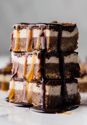 Double Chocolate Caramel Brownies